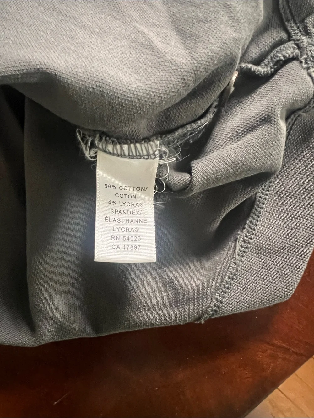 Men’s Banana Republic Olive Gray Polo | Fitted Style | Cotton Blend | Large